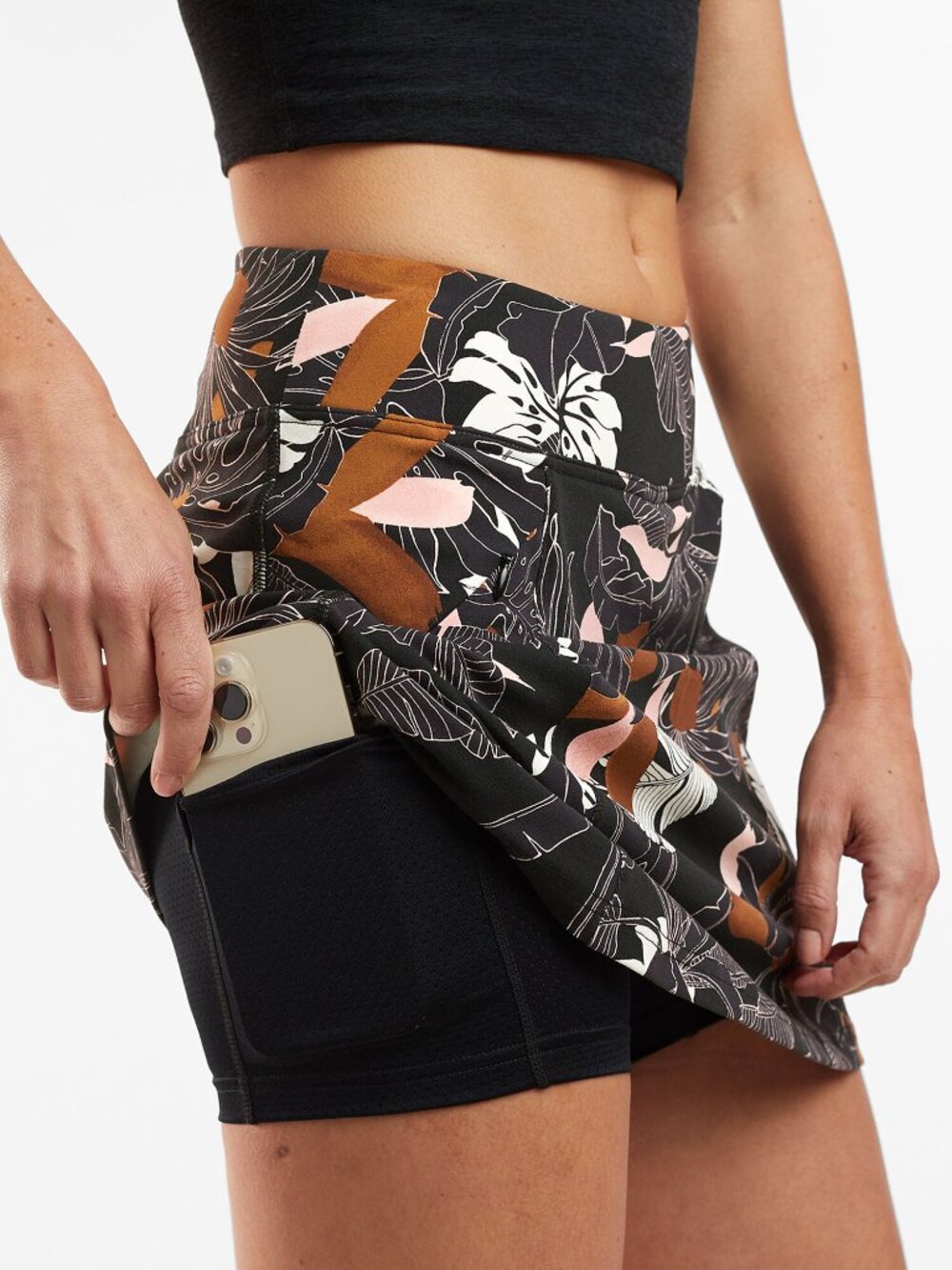 TITLE NINE M Majestic Kalalau Skort Athletic Skort Skirted Shorts Printed